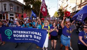 Thousands Of Australians March For Change On International Women's Day