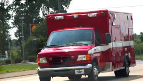 ambulance on the street