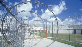Barbed wire fence at Dade County Men's Correctional Facility, FL