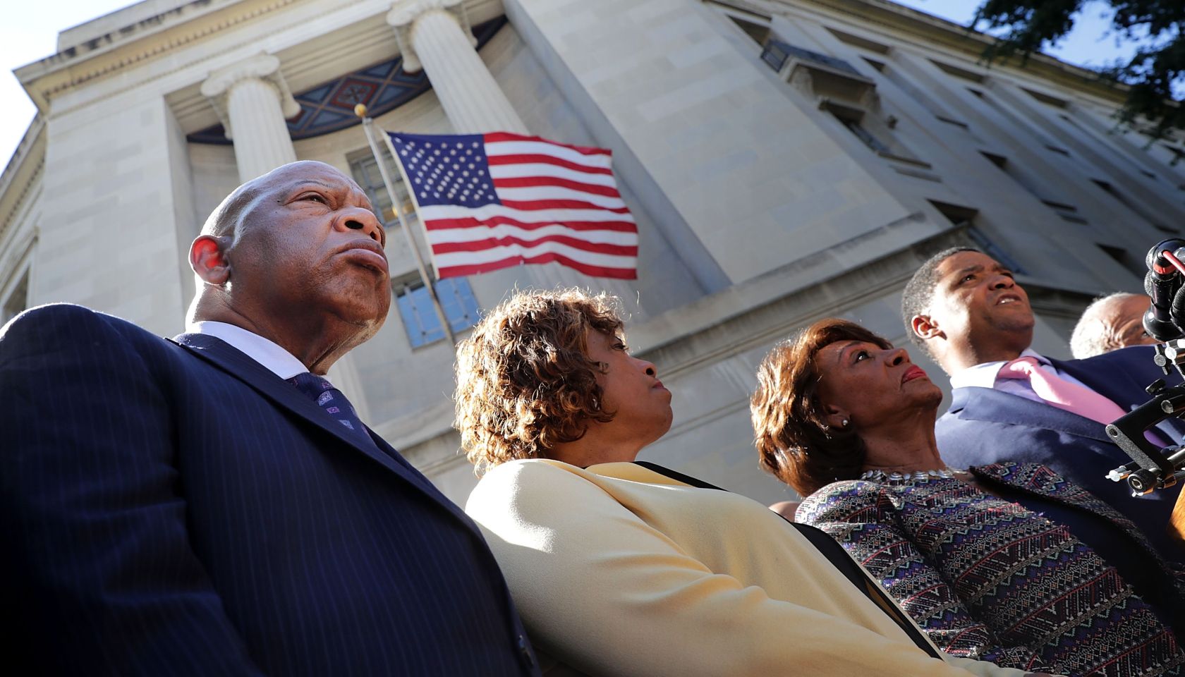 Lawmakers March To Dept. Of Justice To Demand Federal Action On Recent Police Shootings
