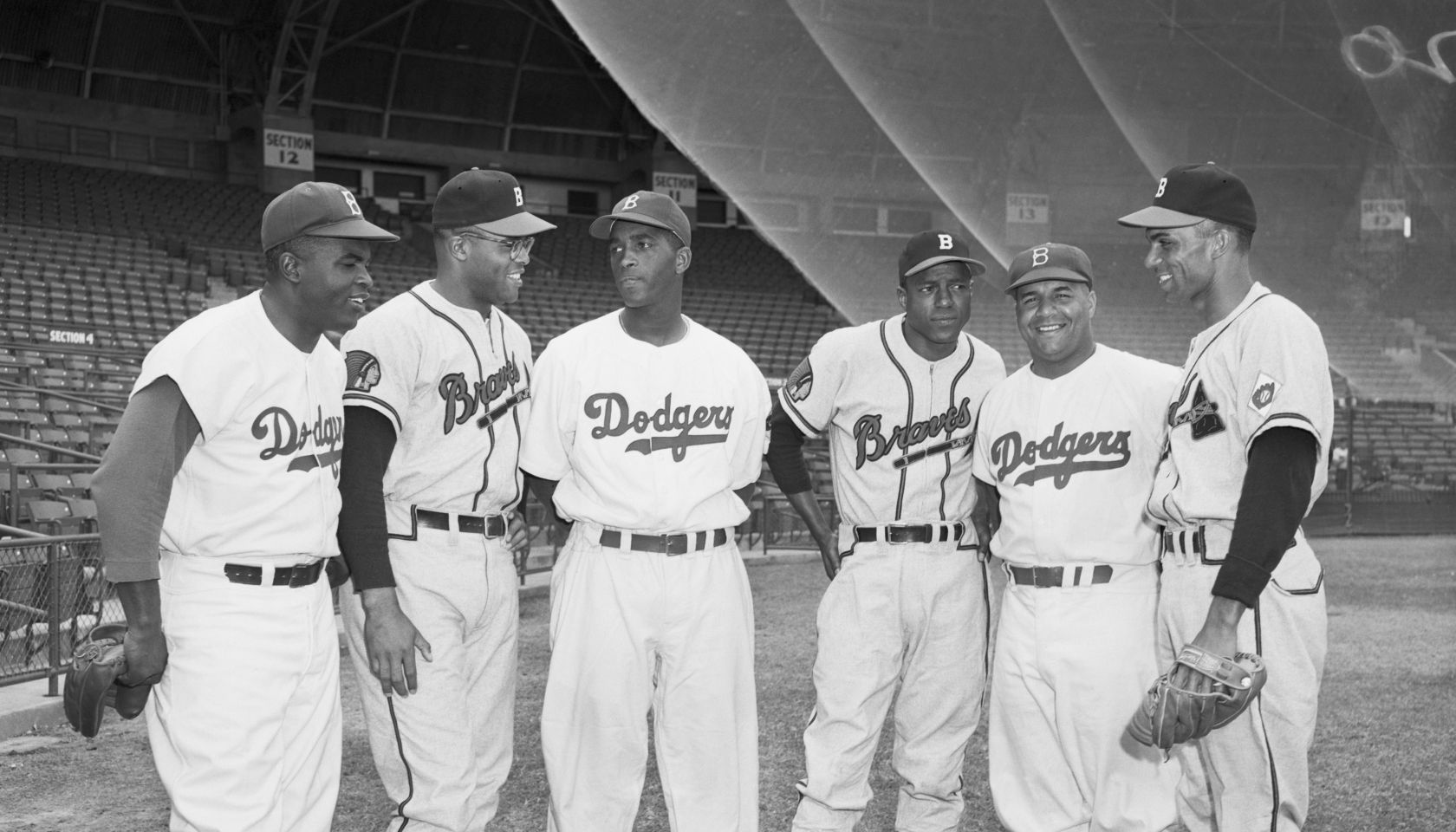 Negro League Stars in Major League Uniforms