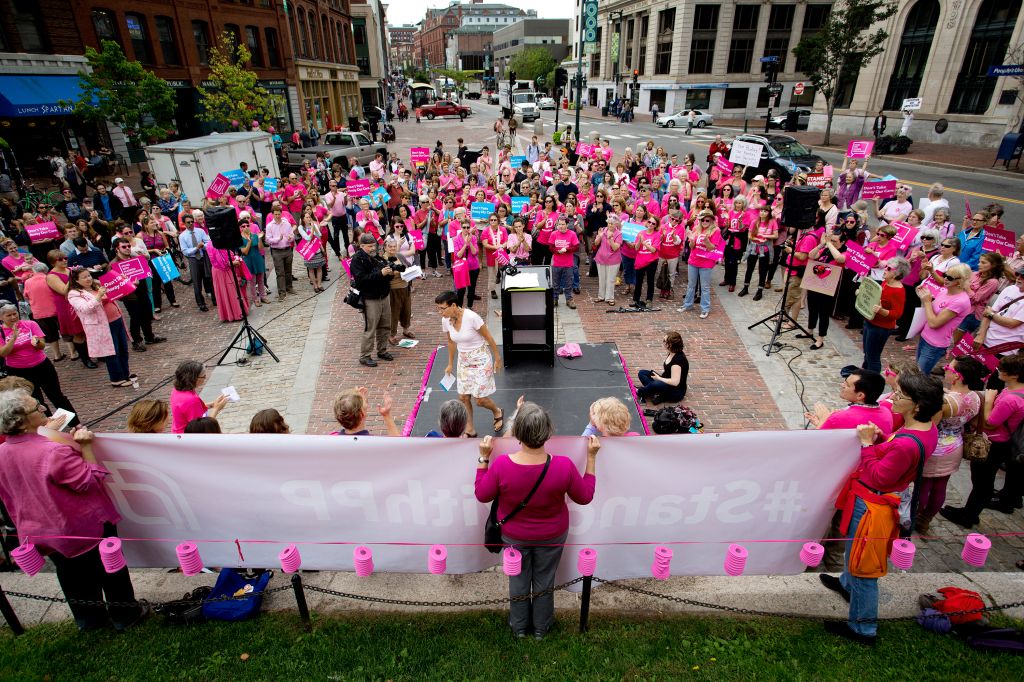 Planned Parenthood rally
