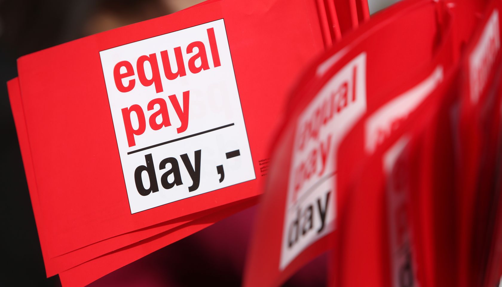 'Equal Pay Day' Protesters Demand Equal Pay For Women