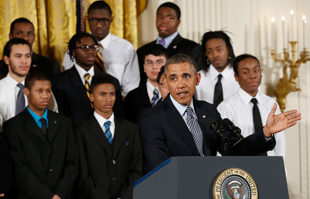 President Obama Speaks On The My Brother's Keeper Initiative At The White House