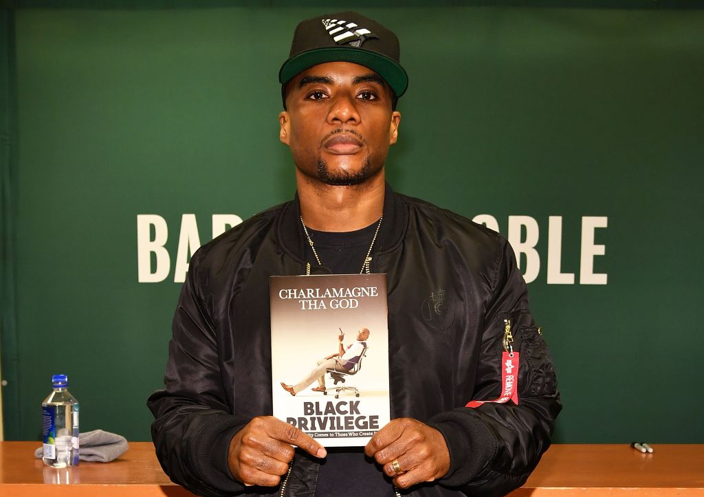 Charlamagne Tha God Signs Copies Of His New Book 'Black Privilege: Opportunity Comes To Those Who Create It'