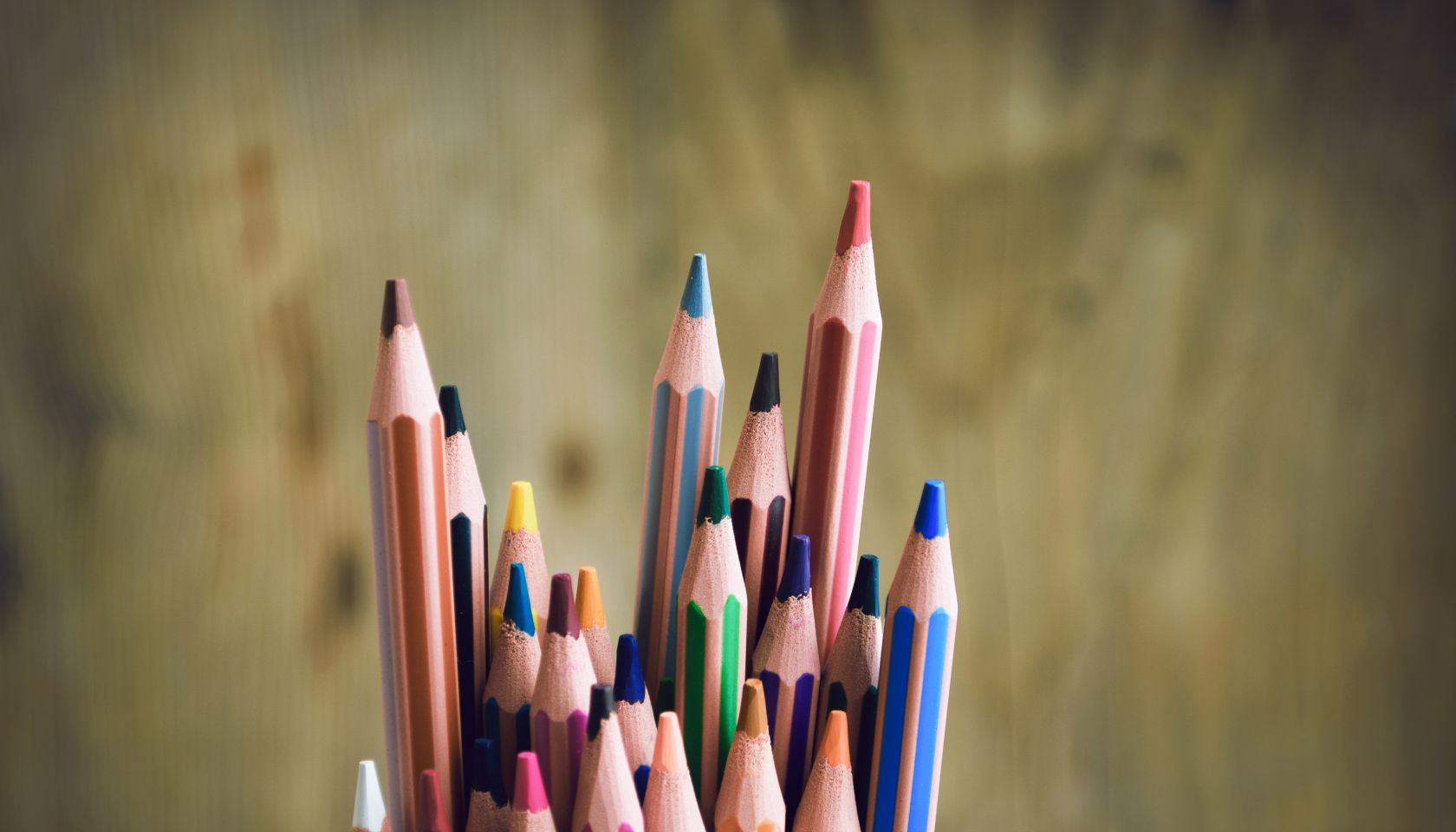 Coloured pencils
