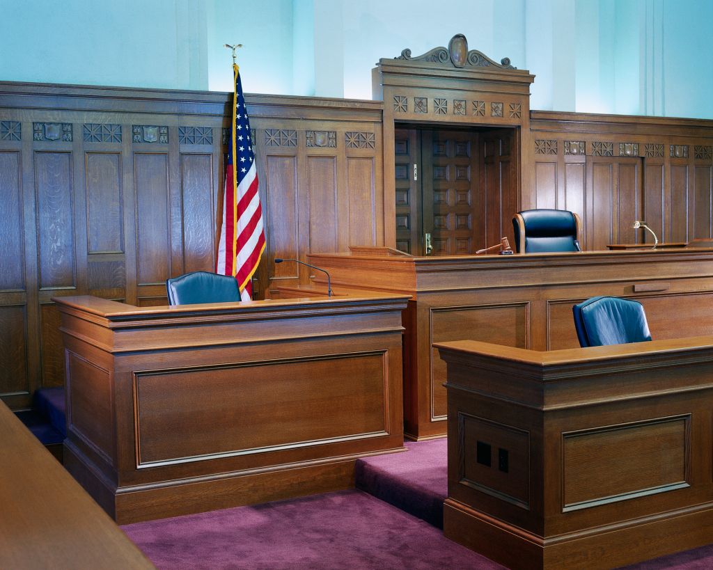 Witness Stand and Judge's Bench