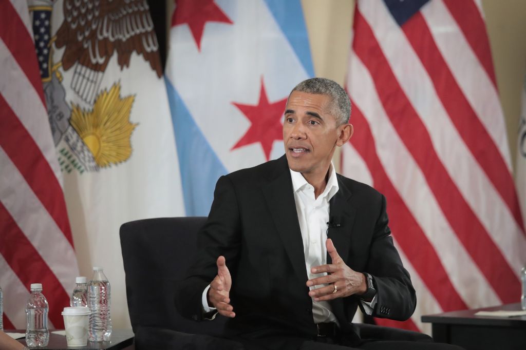Barack Obama Hosts Community Event For Obama Presidential Center