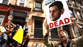 Activists Protest Paul Ryan During Visit To Harlem Success Academy In NYC