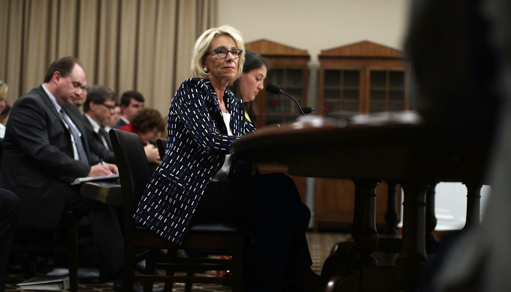 Education Secretary Betsy DeVos Testifies To House Appropriations Committee On Education Dept. Budget