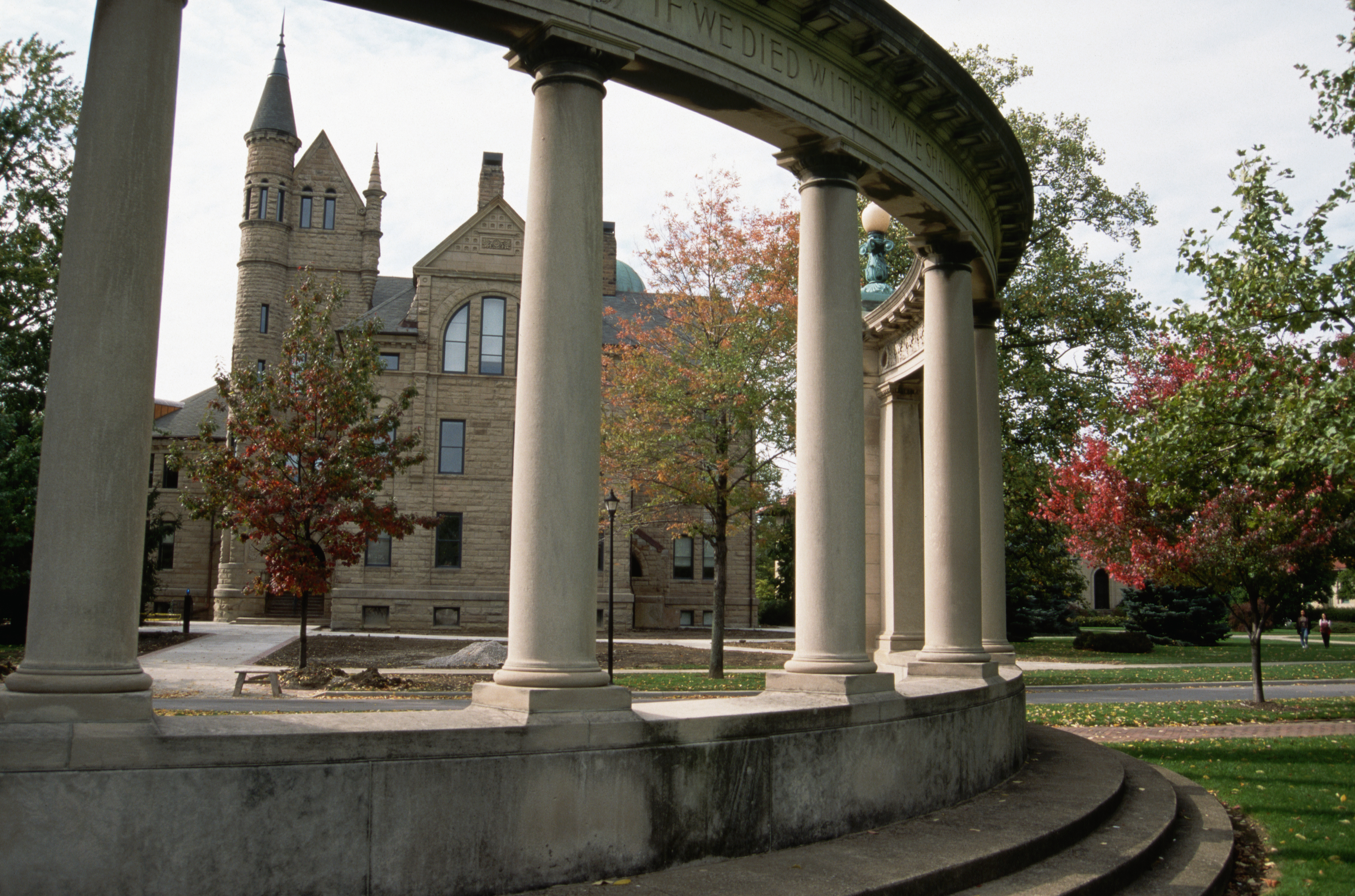 Memorial Arch and Building at Oberlin College