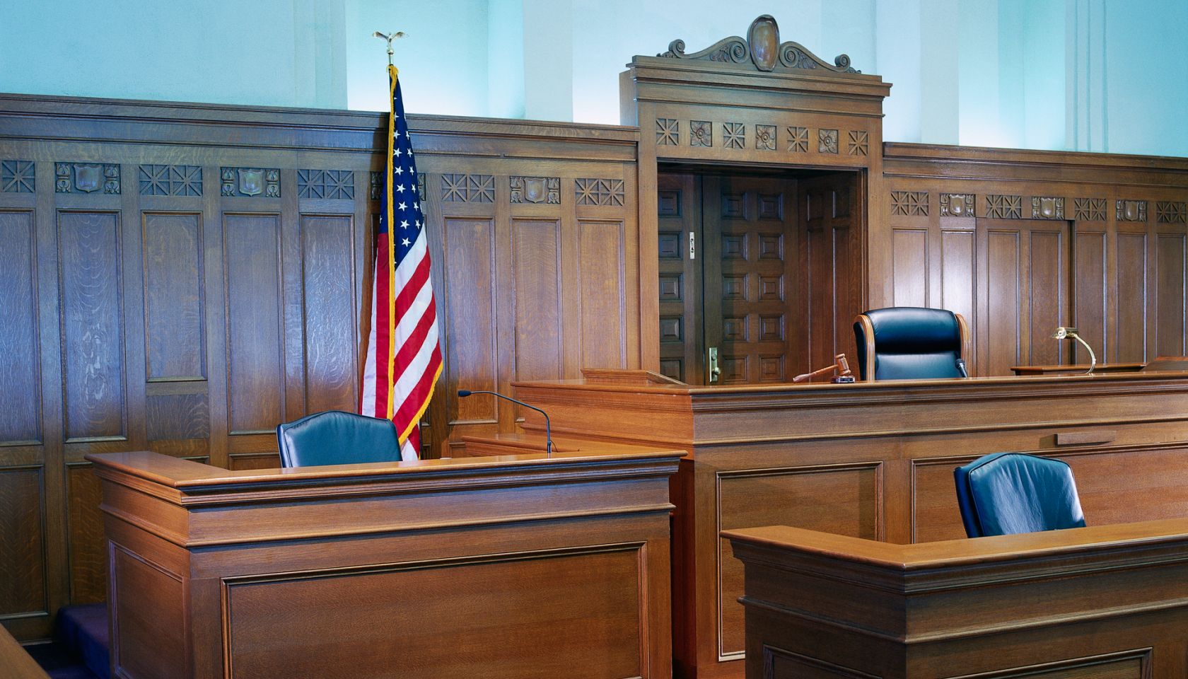 Witness Stand and Judge's Bench