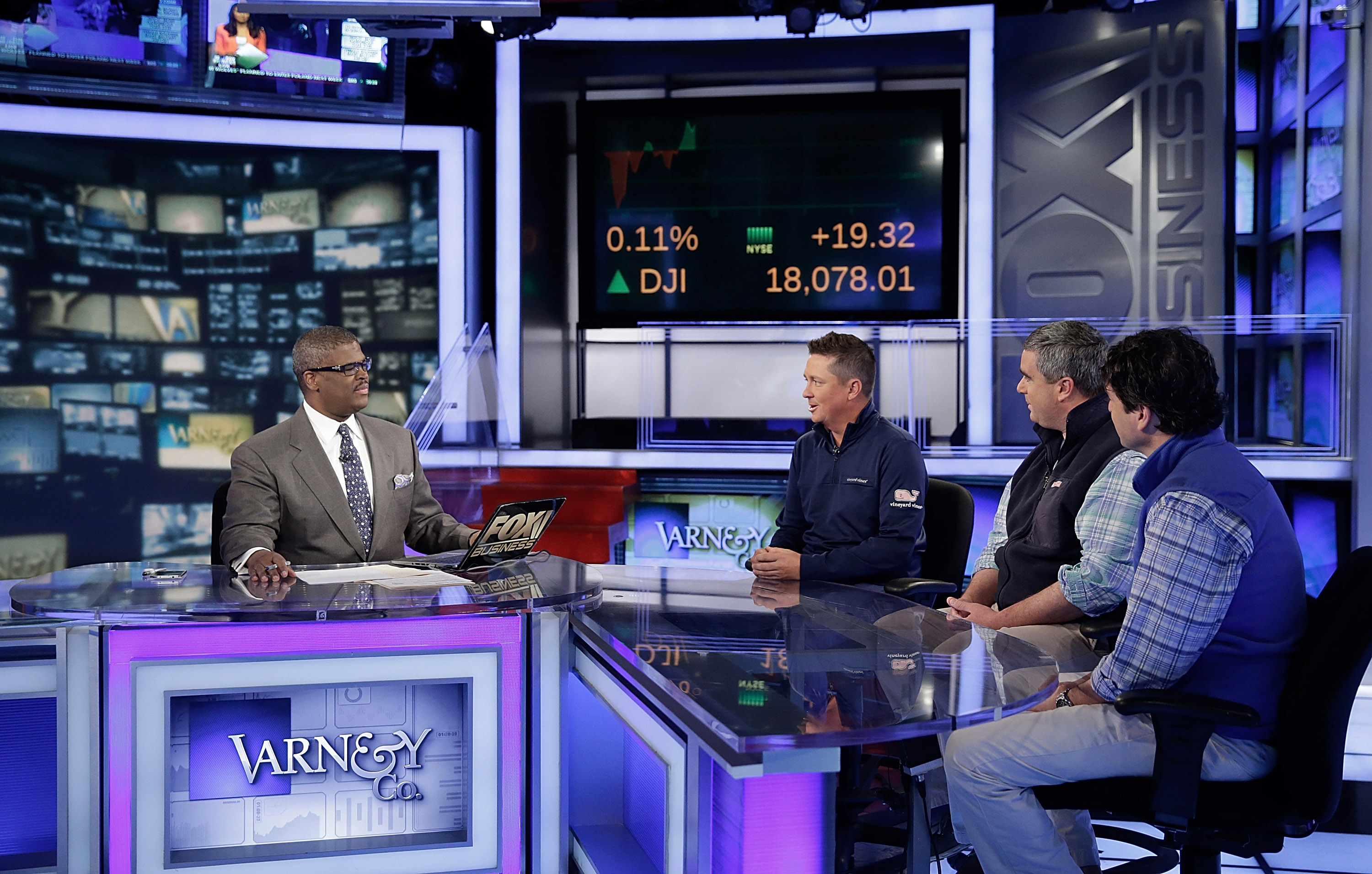 Jason Dufner Visits Fox Business Network