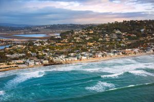 The Coastline of Del Mar California - San Diego