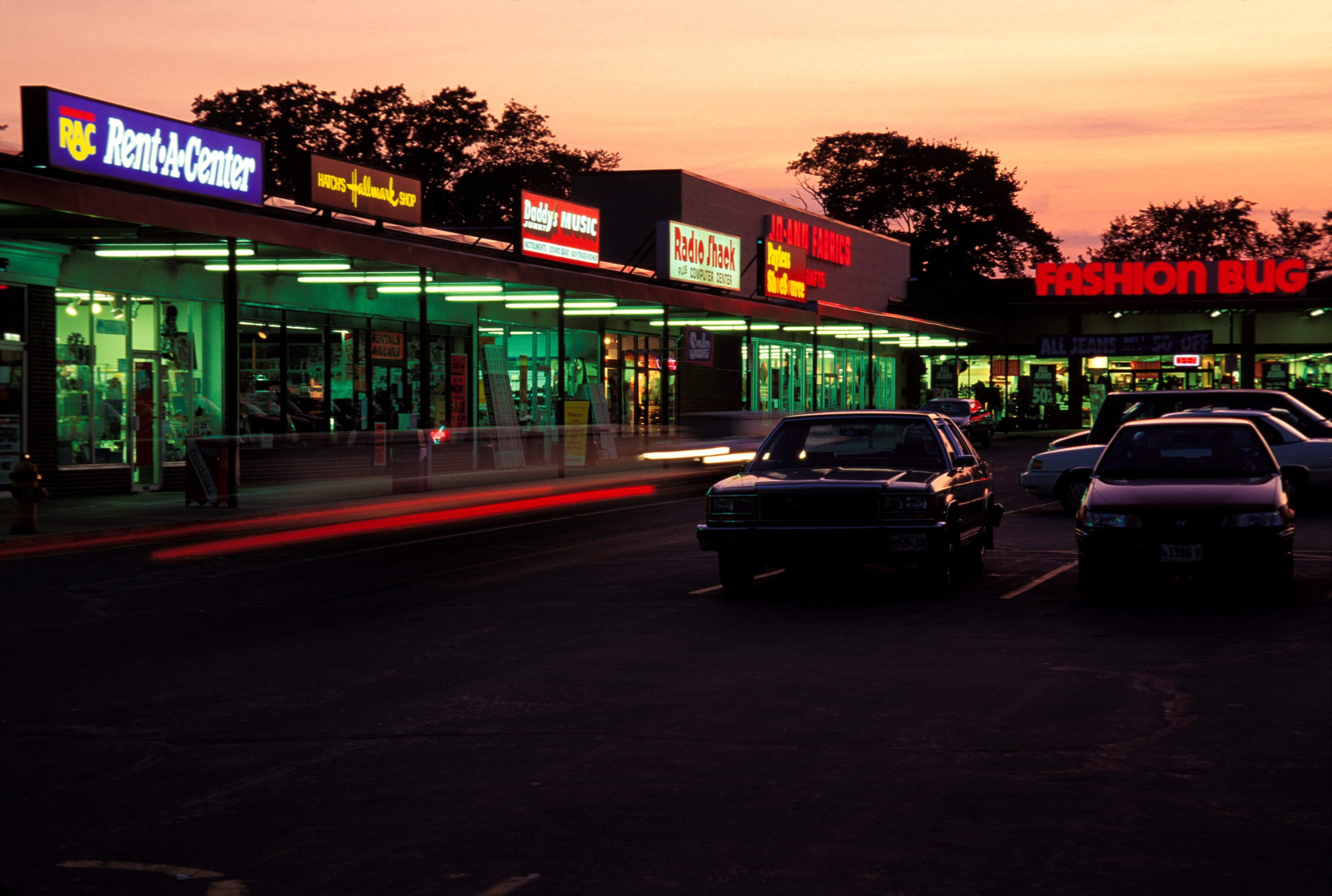 Maine, Portland, Strip Mall