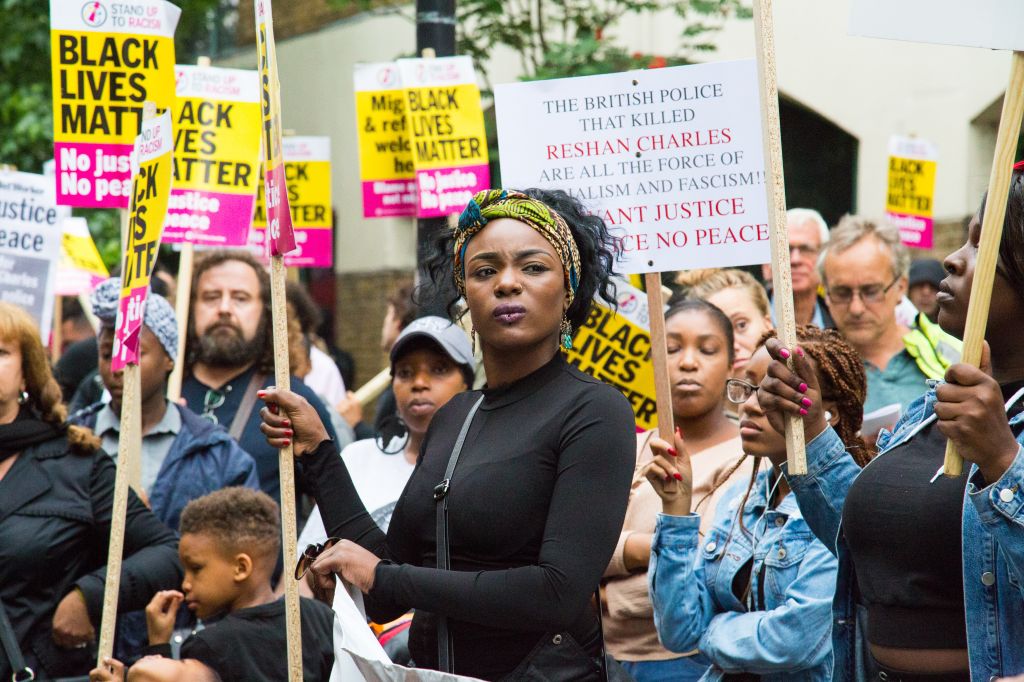 Furious Protesters March To Stoke Newington Police Station In 'Justice For Rash' Rally