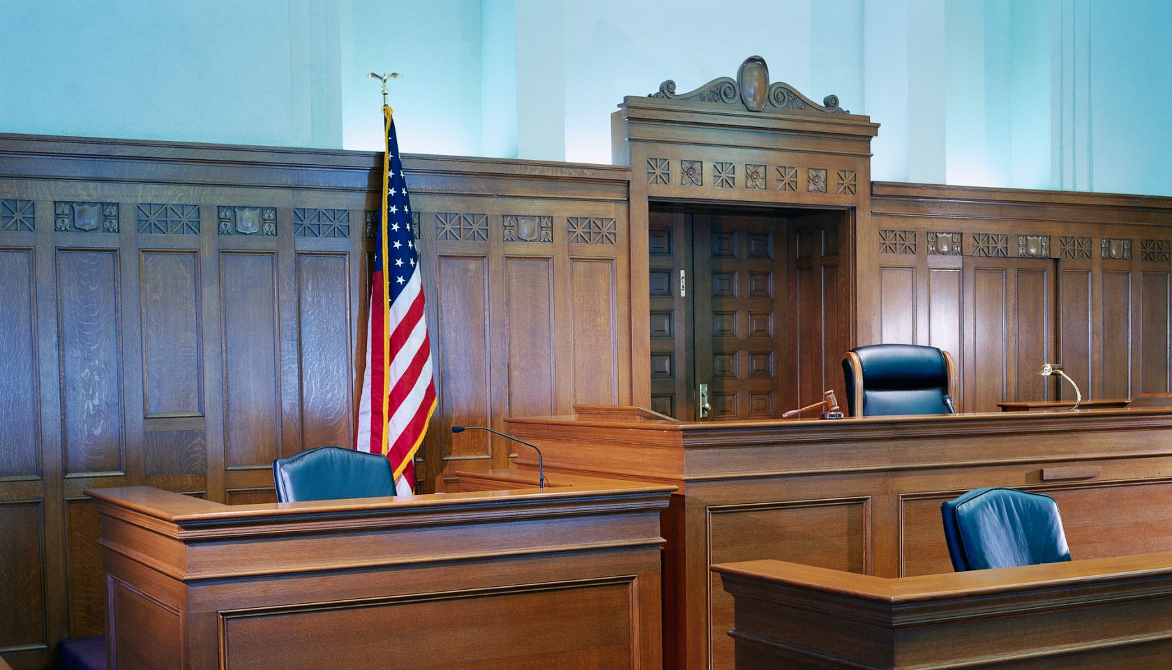 Witness Stand and Judge's Bench