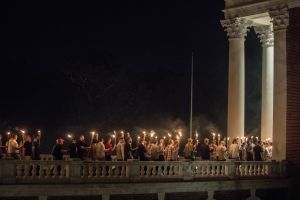 Torch march of white nationalists