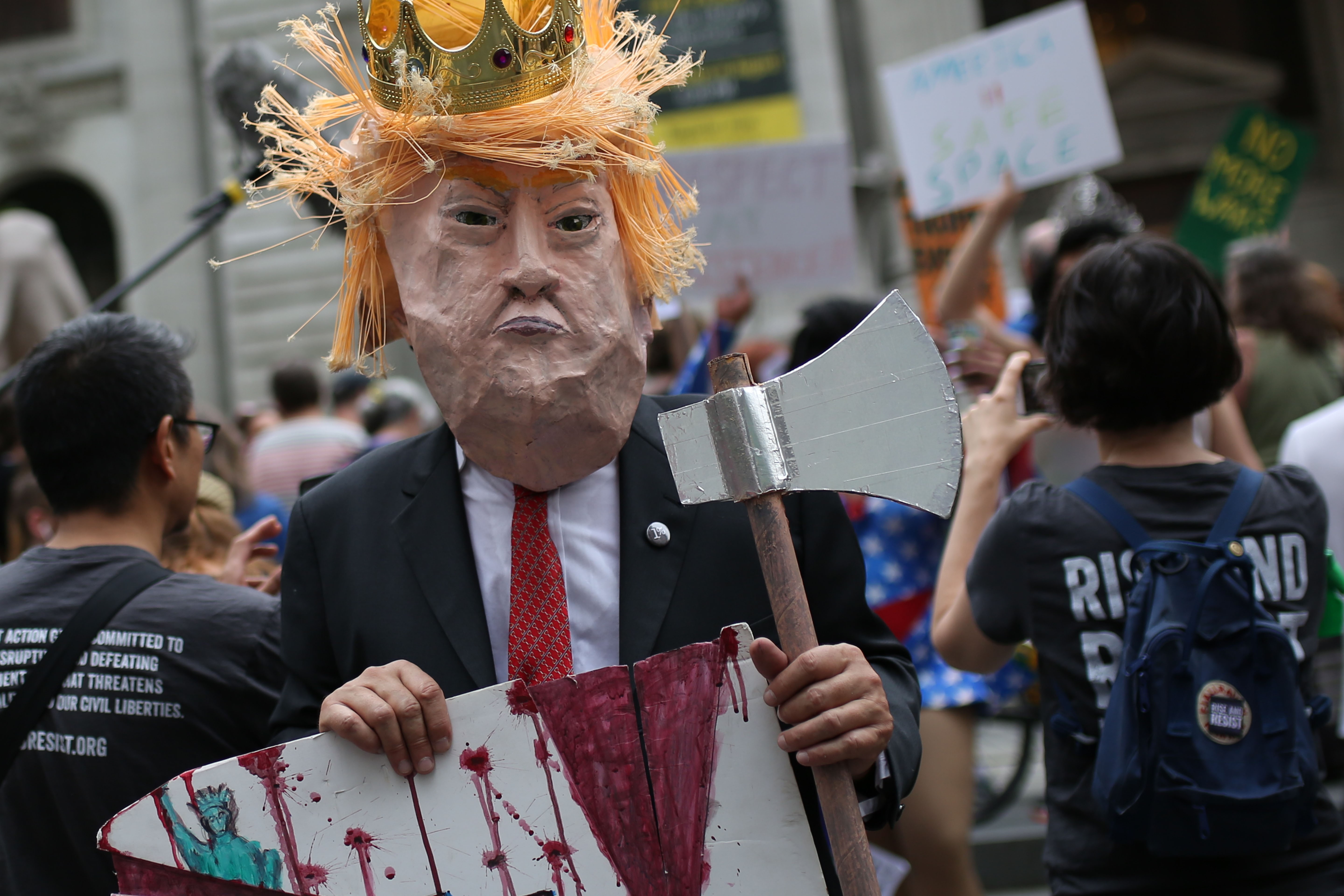 Rally Against U.S. President Donald J. Trump in New York