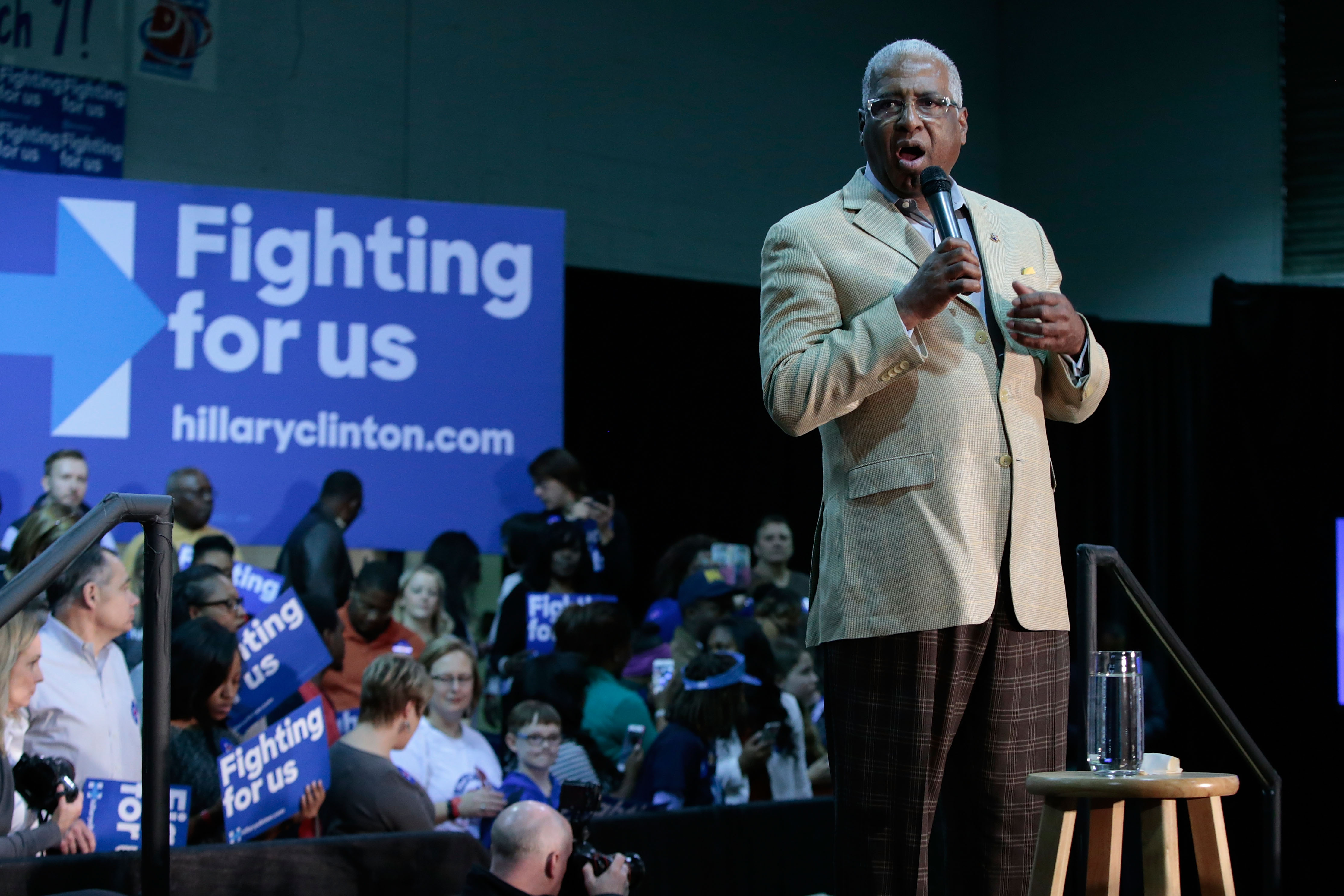 Hilary Clinton Campaigns In Birmingham Ahead Of Super Tuesday Primary Election