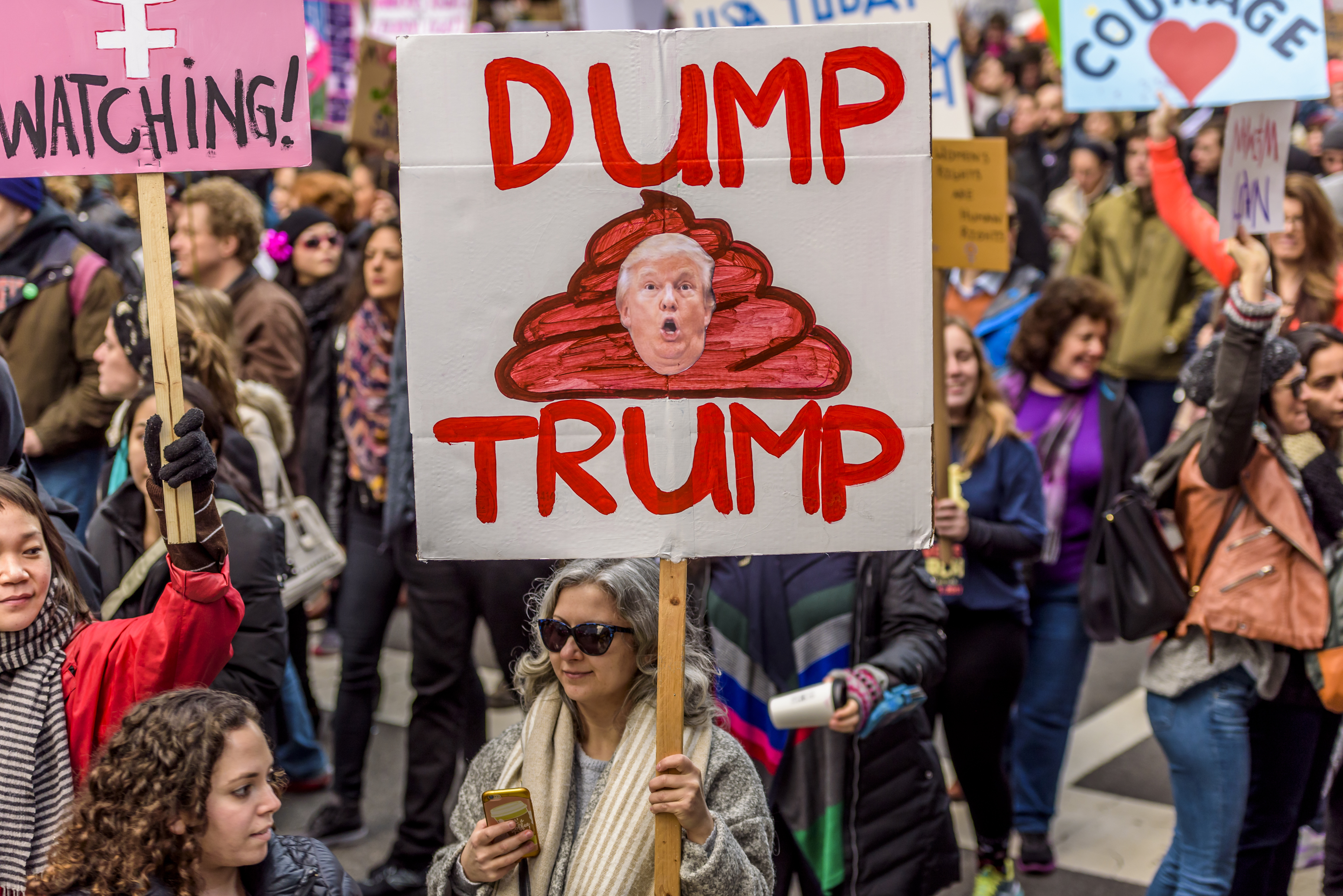 In solidarity with the Womens March on Washington and...