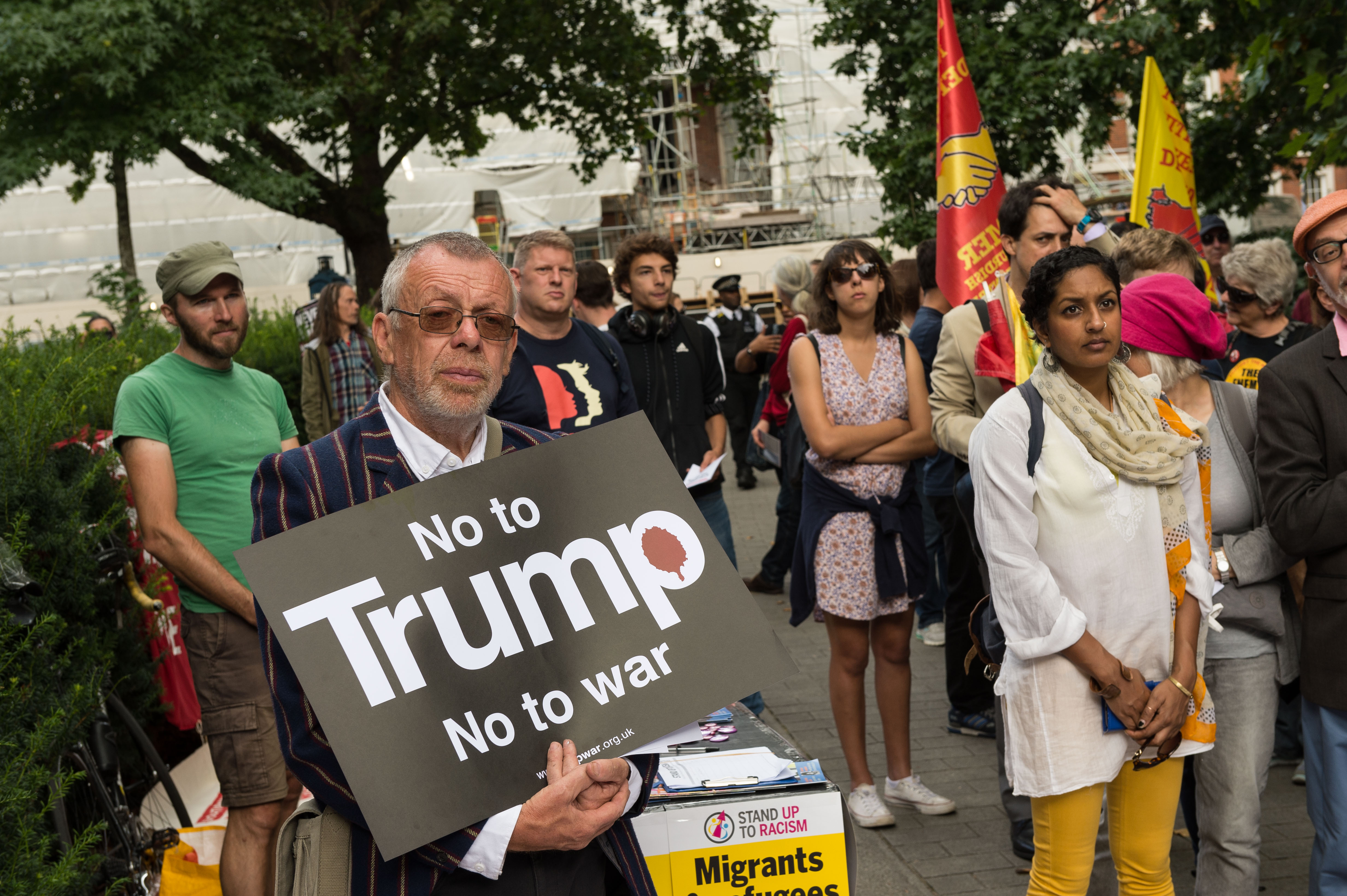 Anti-Trump Protest In London