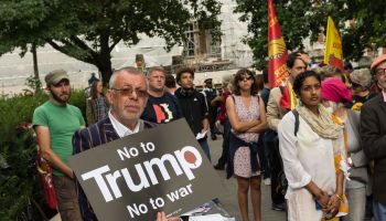 Anti-Trump Protest In London