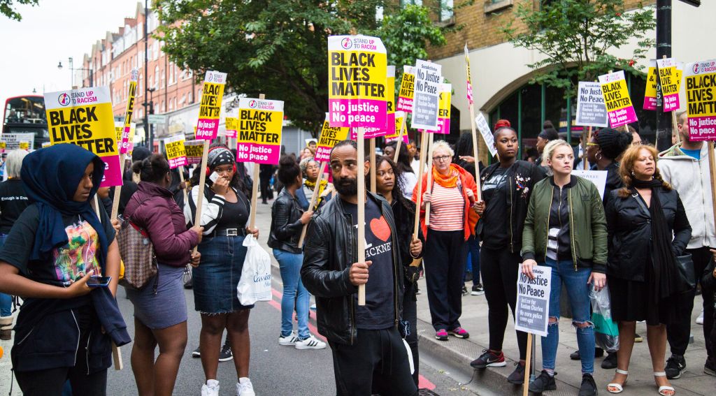 Furious Protesters March To Stoke Newington Police Station In 'Justice For Rash' Rally