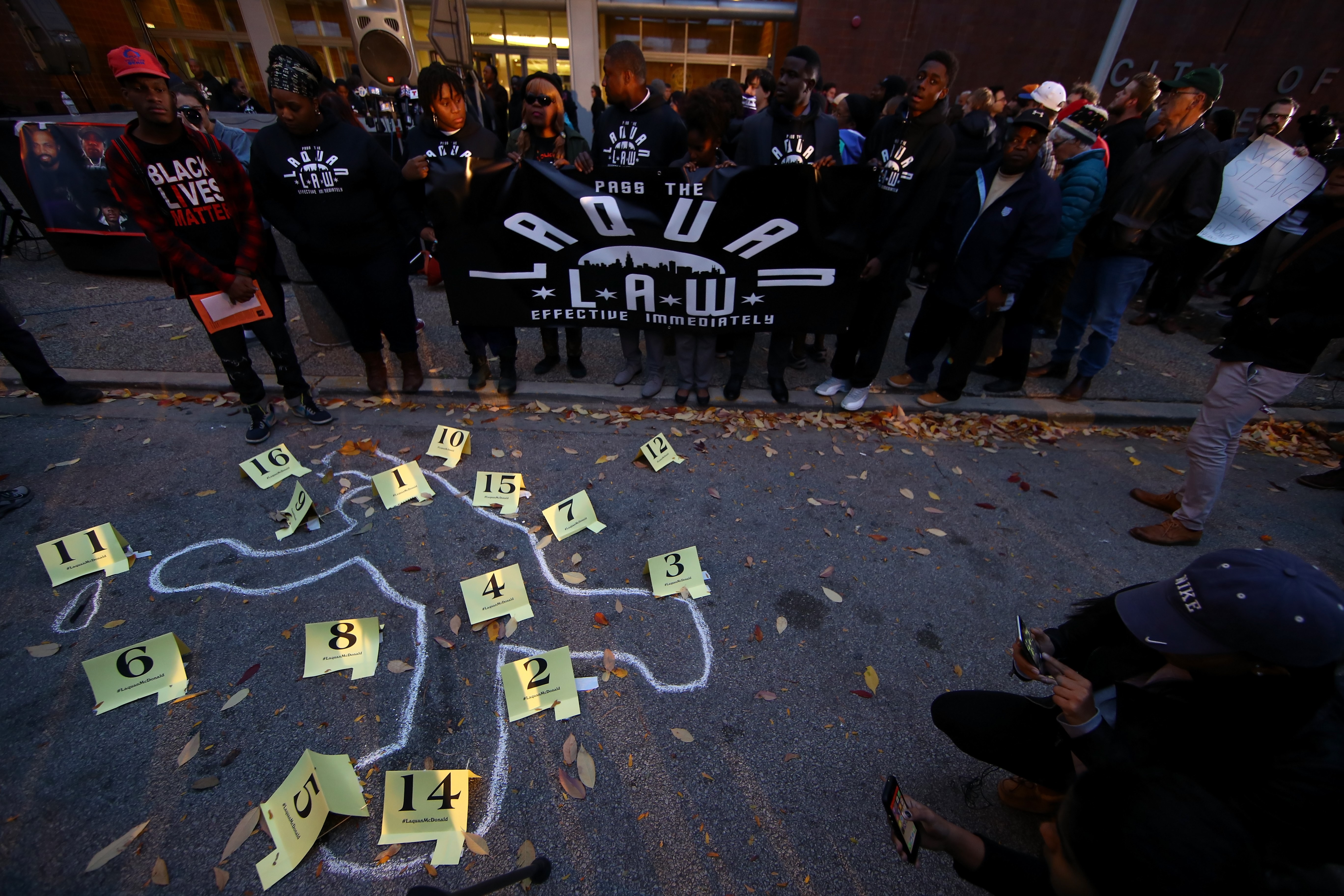 Protest against police violence in Chicago