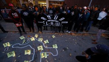Protest against police violence in Chicago