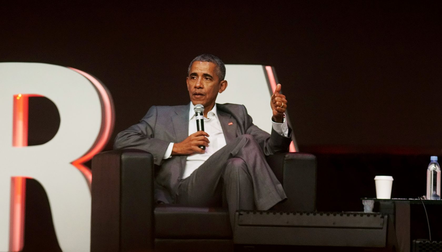 Former Us President Barack Obama Gives Speech In Indonesia