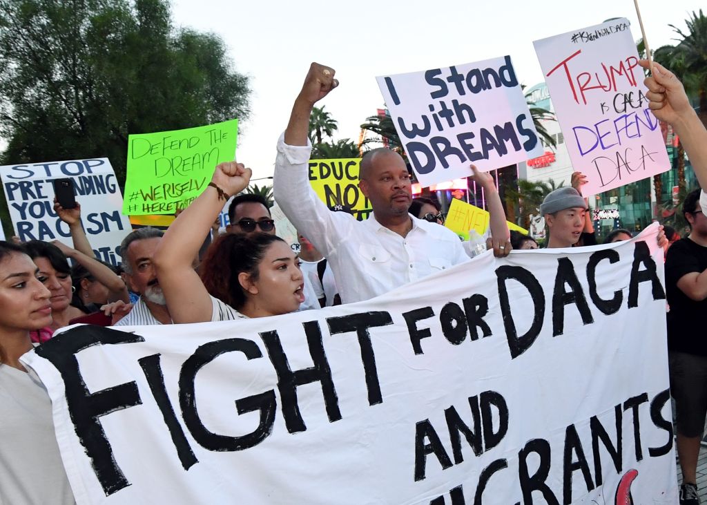 Hundreds Join 'Defend DACA' March In Las Vegas