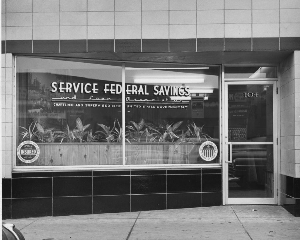 Exterior Of Service Federal Savings And Loan Association