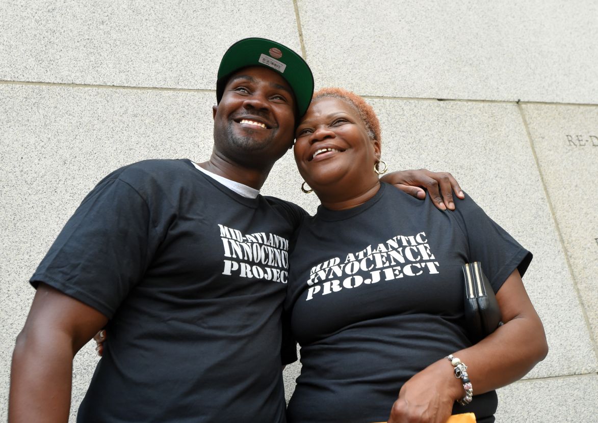 After 13 years, Baltimore man free after new witnesses say he is innocent of 2004 murder