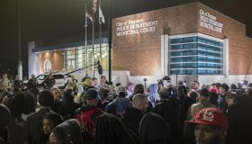 Protests at Ferguson Police Department