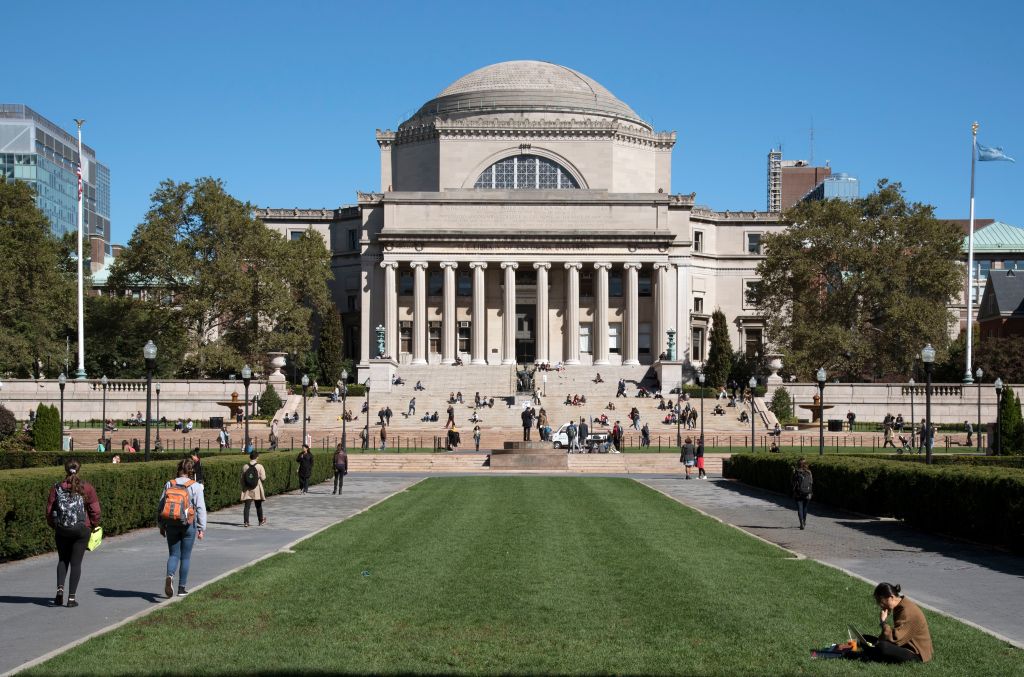 The Library of Columbia University on the Upper West Side NYC