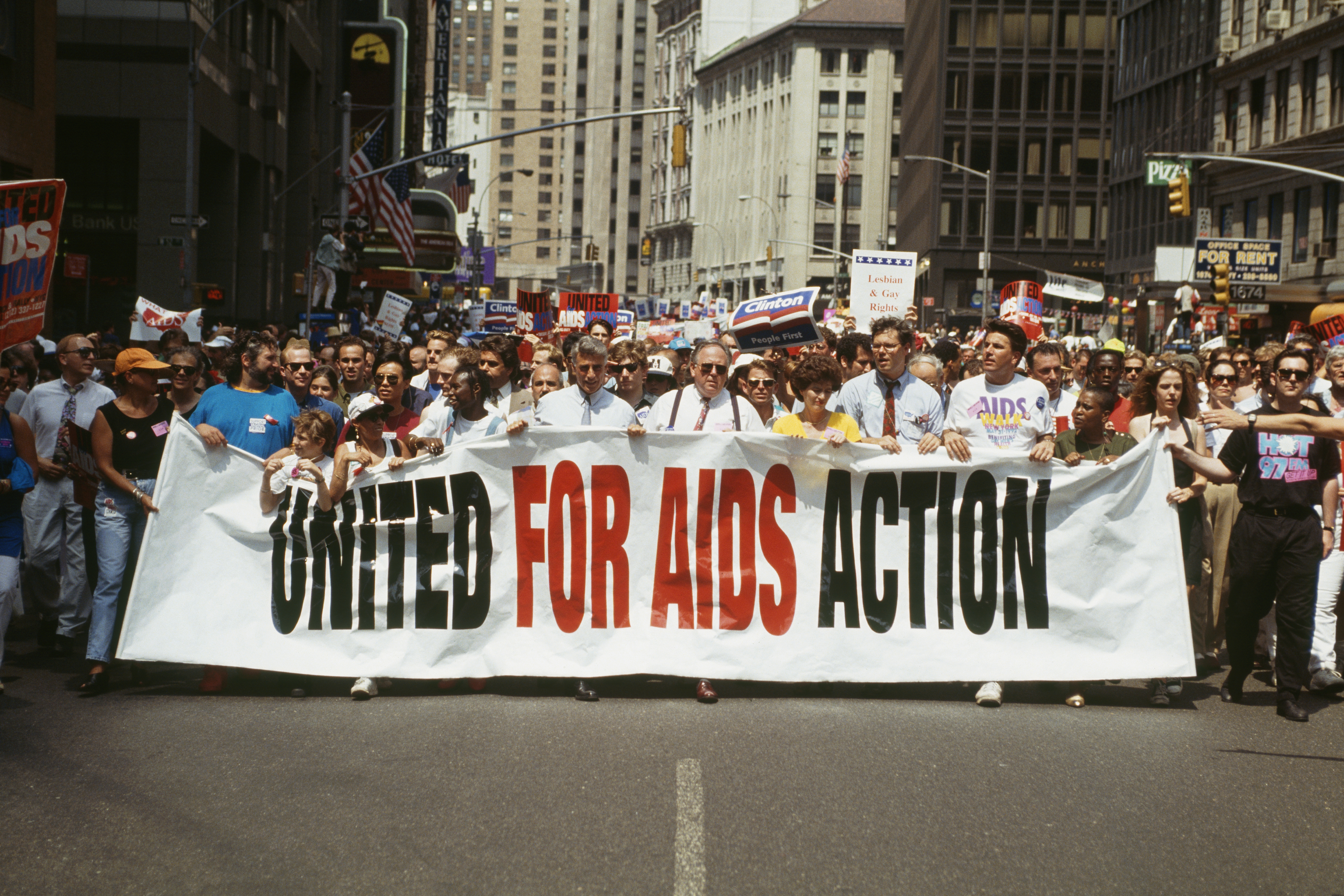 Rally in Support of Aids Victims