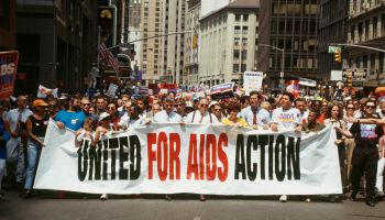 Rally in Support of Aids Victims