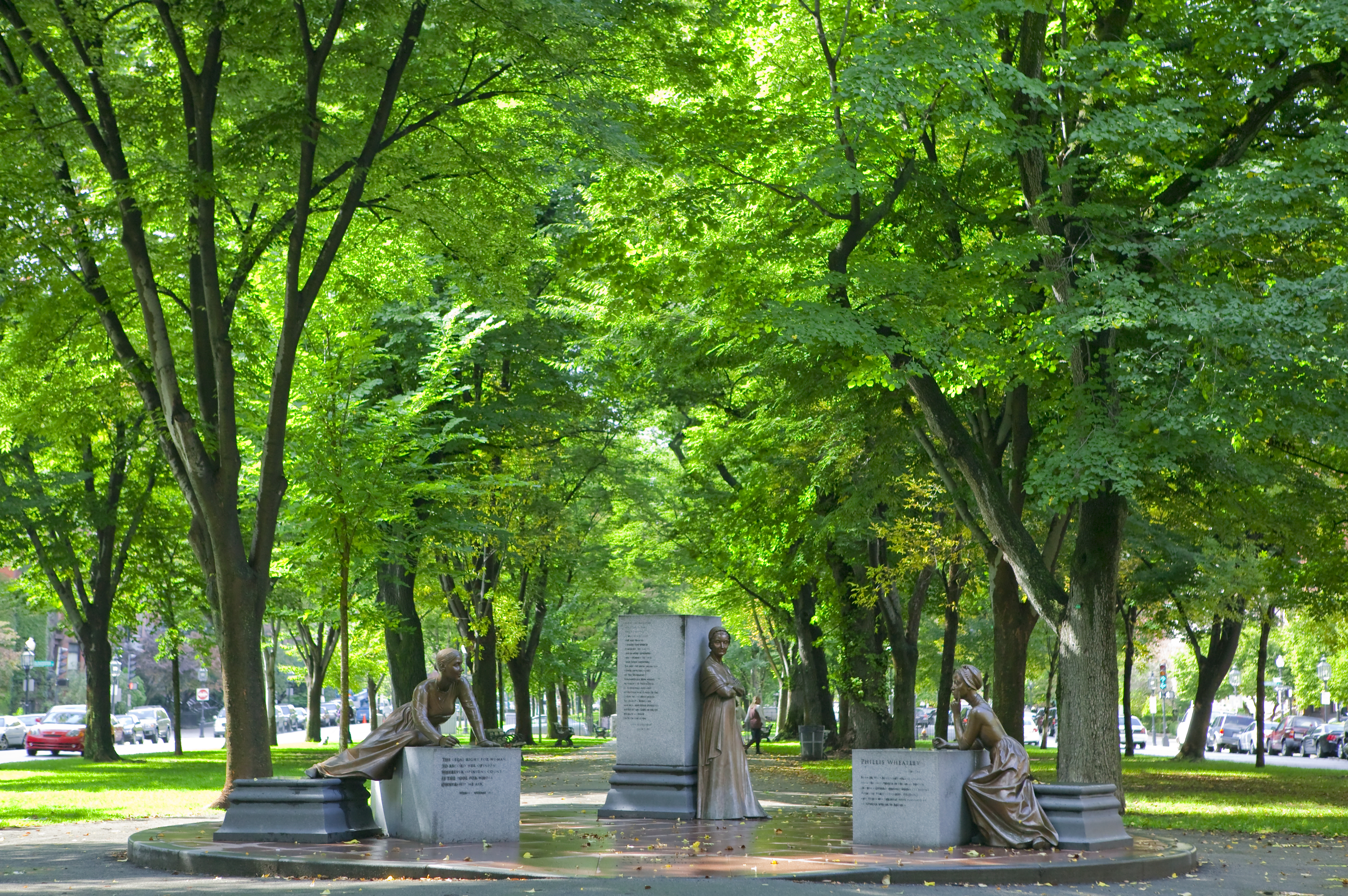 Boston Women Memorial, at Commonwealth Avenue Mall
