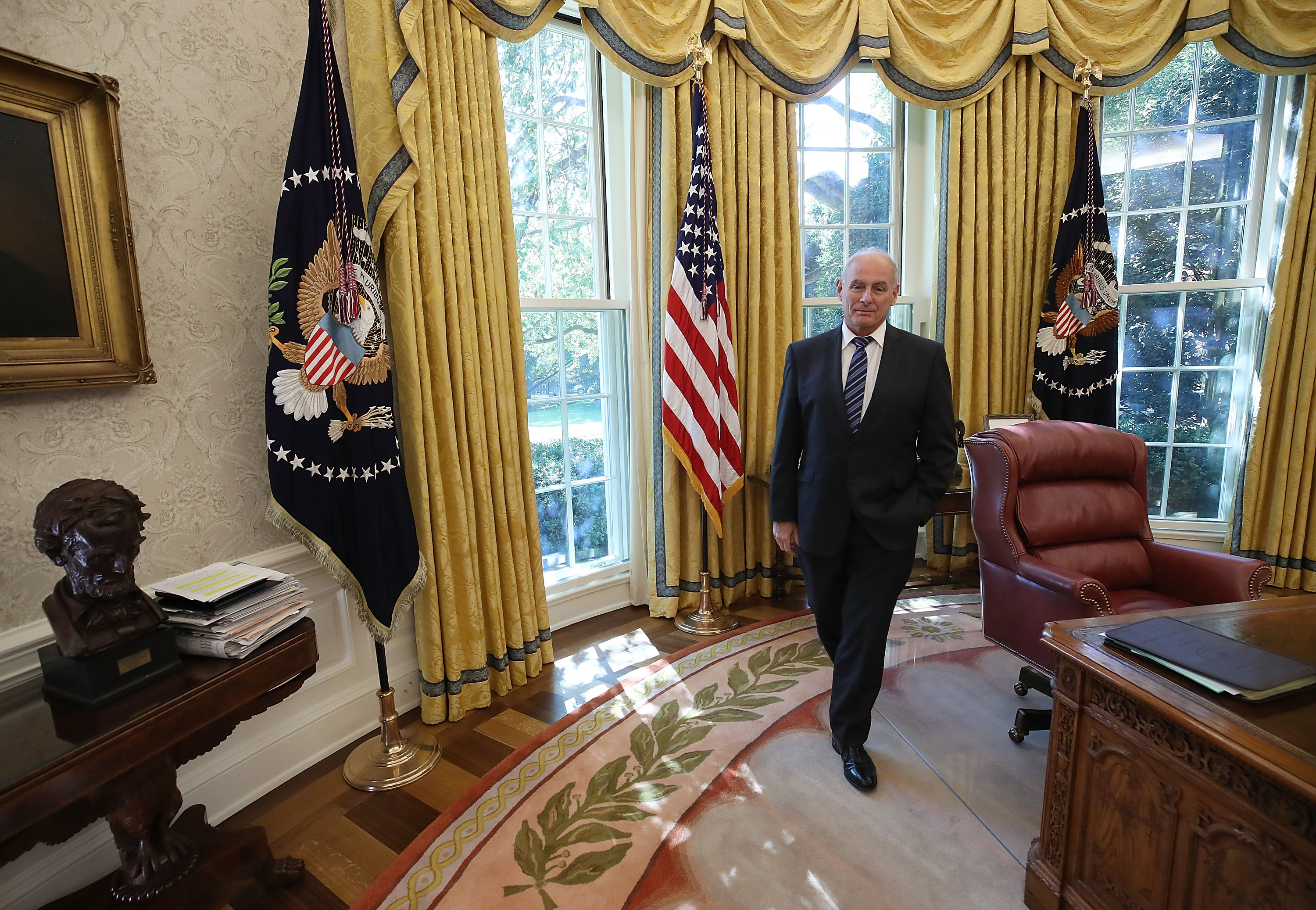 Donald Trump Meets With UN Secretary General Guterres At The White House