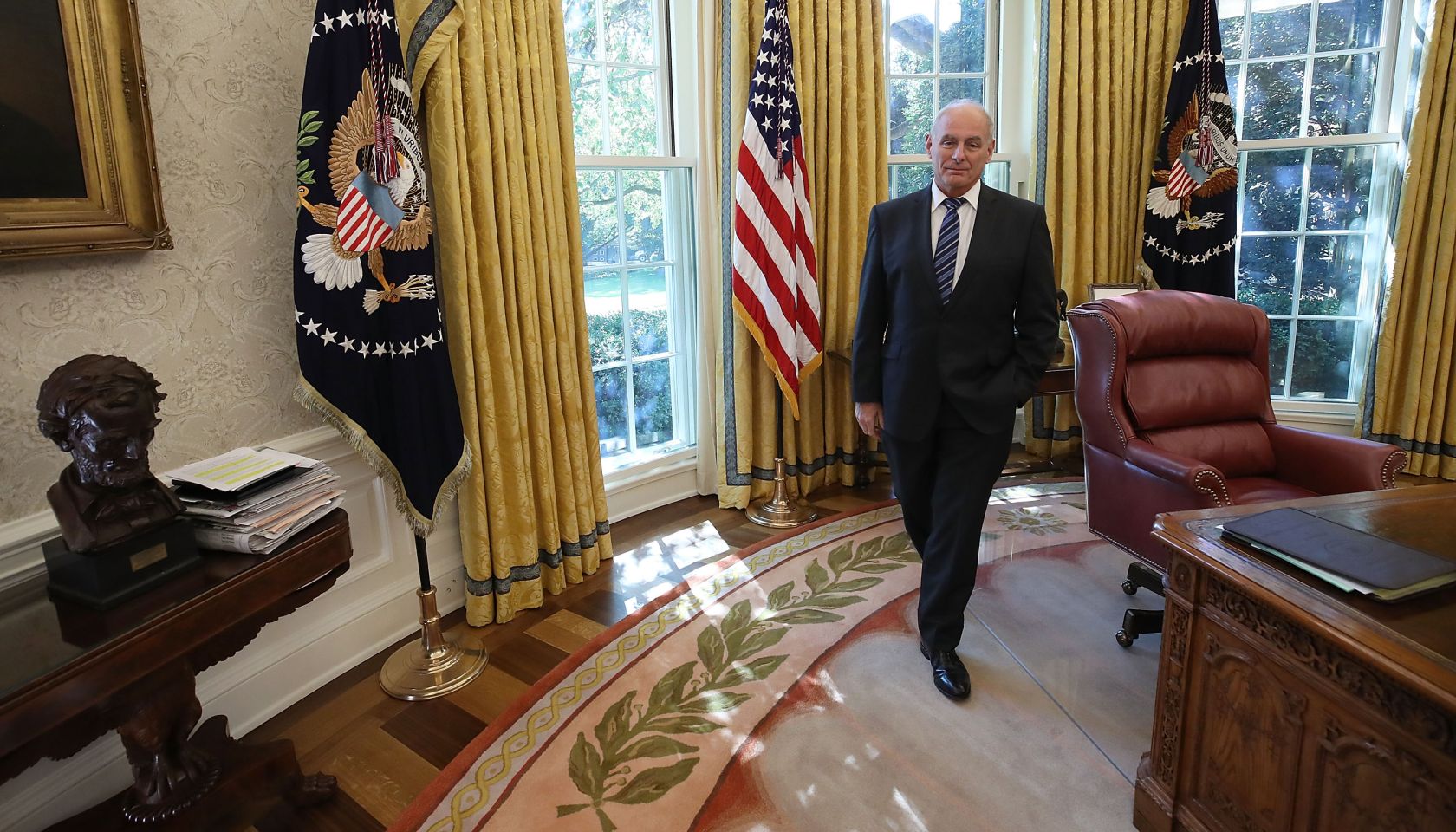 Donald Trump Meets With UN Secretary General Guterres At The White House