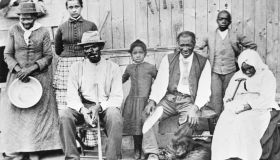 Harriet Tubman with Slaves She Helped During the Civil War