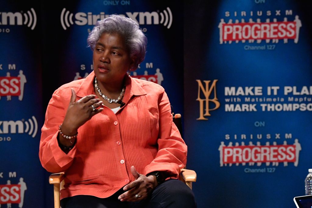 DNC Chair Donna Brazile Speaks With SiriusXM's Mark Thompson For The 'Leading Ladies' Series