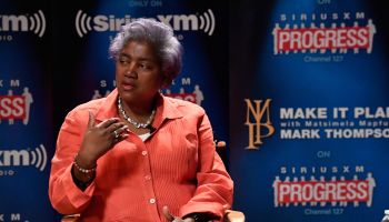 DNC Chair Donna Brazile Speaks With SiriusXM's Mark Thompson For The 'Leading Ladies' Series