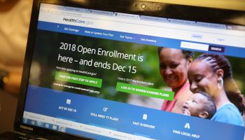 People Sign Up For Health Care Coverage Under The Affordable Care Act During First Day Of Open Enrollment