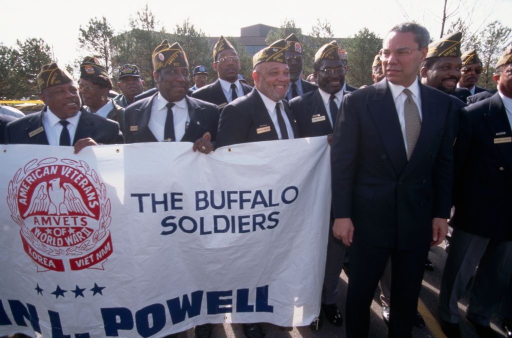 Colin Powell Visits Detroit