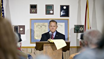 Alabama Republican Candidate For U.S. Senate Roy Moore Holds Campaign Rally