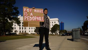 Embattled GOP Senate Candidate In Alabama Judge Roy Moore Continues Campaigning Throughout The State