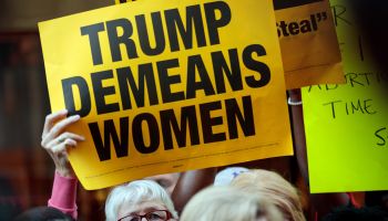 Women's Rights Advocates, Elected Officials Protest Outside Of Trump Tower
