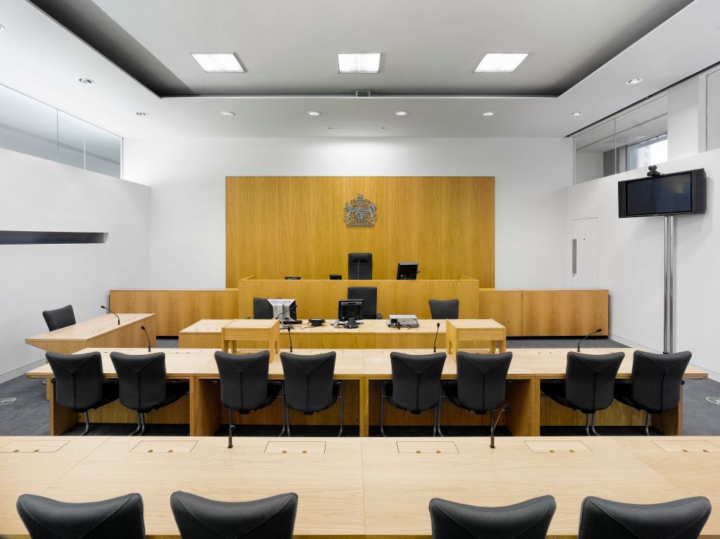 Courtroom in Civil Justice Centre